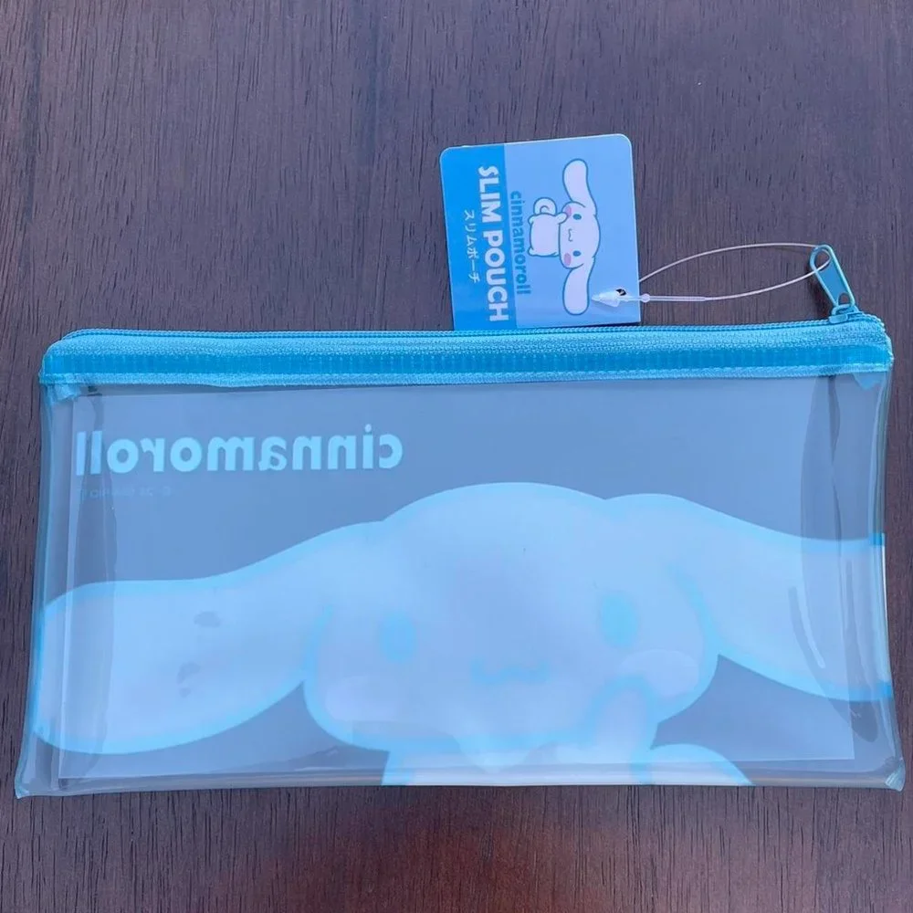 Sanrio Cinnamoroll Blue Rectangle Zipper Bag